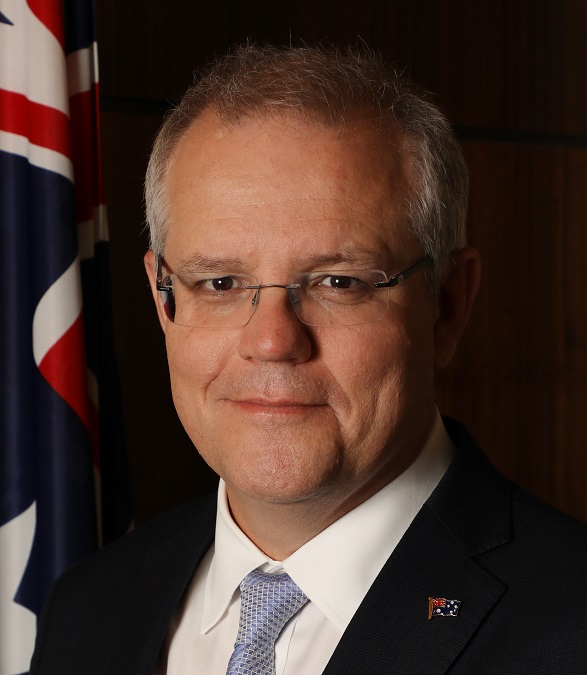 PM Scott Morrison Portrait