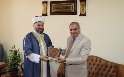 لقاء  الأمين العام مع رئيس جامعة الأزهر الشريف أ.د. محمد المحرصاوي